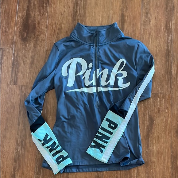 Pink Quarter-Zip Pullover - Picture 1 of 5